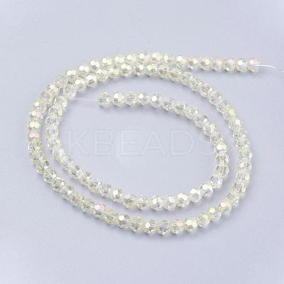 Electroplate Glass Beads Strands EGLA-D021-70-1