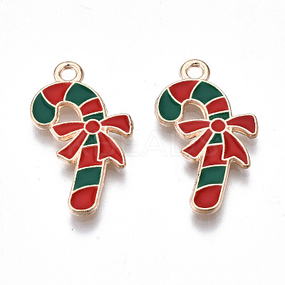 Alloy Enamel Pendants X-ENAM-Q442-030-RS-1