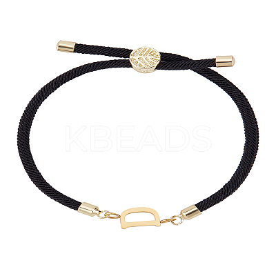 1Pc Adjustable Nylon Cord Slider Bracelets for Women BJEW-LP0001-32D-01-1