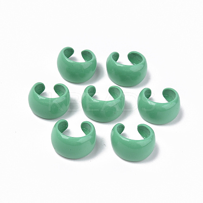 Spray Painted Alloy Cuff Rings X-RJEW-T011-08-RS-1