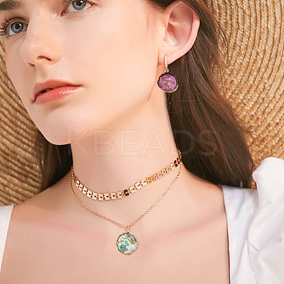 12Pcs 6 Colors Transparent Resin Pendants CRES-CA0001-22-1
