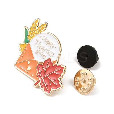 Thanksgiving Day Enamel Pin LS-JEWB-K030-03C-KCG-1
