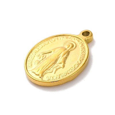 201 Stainless Steel Pendants STAS-Q015-03G-1