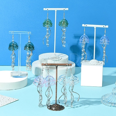 Iron Dangle Earrings EJEW-FS00021-1