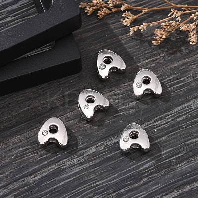 Letter Slider Beads for Watch Band Bracelet Making X-ALRI-O012-A-NR-1