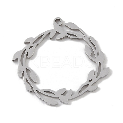 Non-Tarnish 304 Stainless Steel Pendants STAS-B062-07P-1