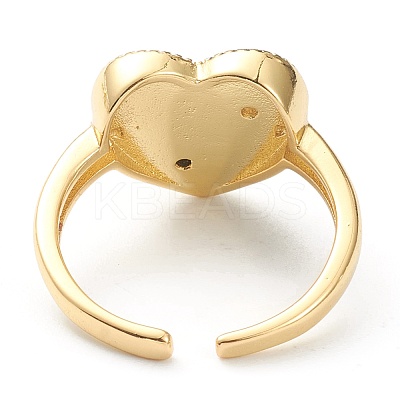 Brass Micro Pave Cubic Zirconia Finger Rings RJEW-P021-01A-1
