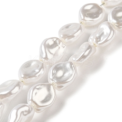 ABS Plastic Imitation Pearl Beads Strands KY-F021-02-1