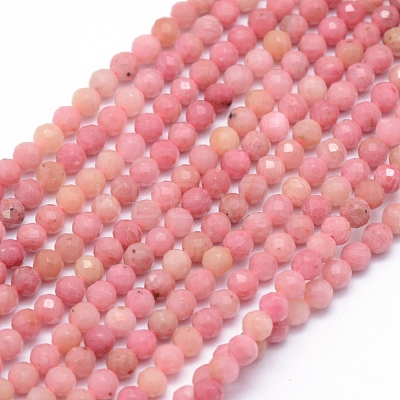 Natural Rhodonite Beads Strands G-E411-11A-4mm-1