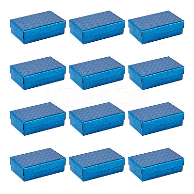 Rectangle Cardboard Paper Jewelry Box CON-TAC0015-01E-1