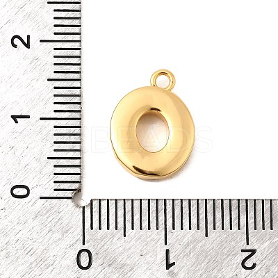 Brass Micro Pave Cubic Zirconia Charms KK-C117-12G-O-1