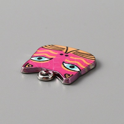Alloy Enamel Pendants ENAM-CJC0006-52C-1