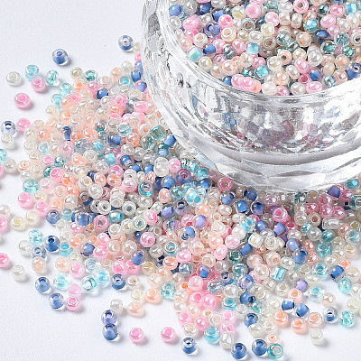 Glass Round Seed Beads SEED-S057-R-006-1