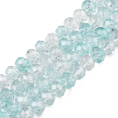 Transparent Glass Beads Strands X-GLAA-T023-6mm-A01-1