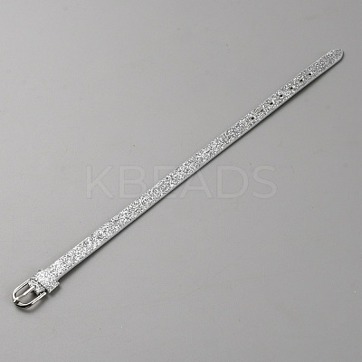 Blank PU Leather Cord Bracelet with Alloy Clasps AJEW-TAC0041-01B-11-1