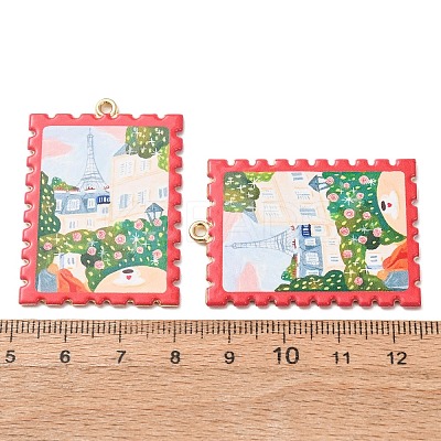 Printed Alloy Pendants AL-CBA7256-15G-01-1