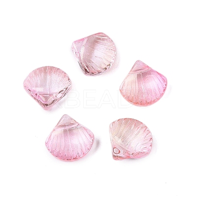 Baking Paint Transparent Glass Charms DGLA-N005-11-1
