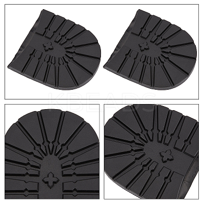 Anti Skid Rubber Shoes Bottom Heel Sole DIY-WH0319-38A-1