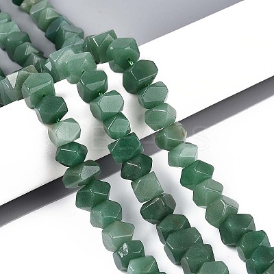 Natural Green Aventurine Beads Strands G-D091-A28-1