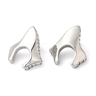 Non-Tarnish 304 Stainless Steel Arch Stud Earrings EJEW-K244-34P-1