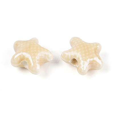 Handmade Porcelain Beads PORC-Q002-03F-01-1