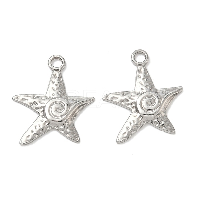 Marine Animal Style 304 Stainless Steel Pendants STAS-K267-23A-P-1