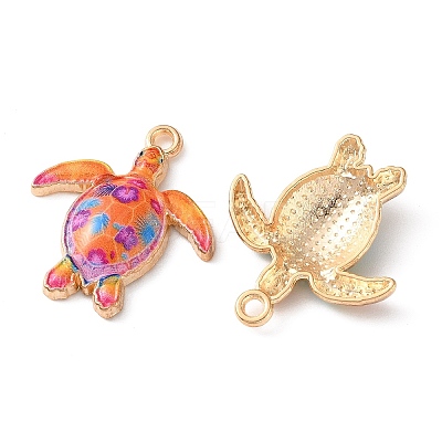 Printed Alloy Pendants AL-CBAFB12-04G-1