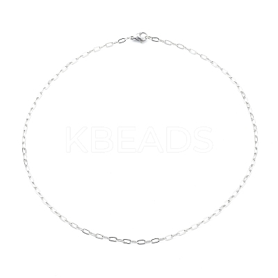 Non-Tarnish 304 Stainless Steel Paperclip Chain NJEW-H205-02P-1
