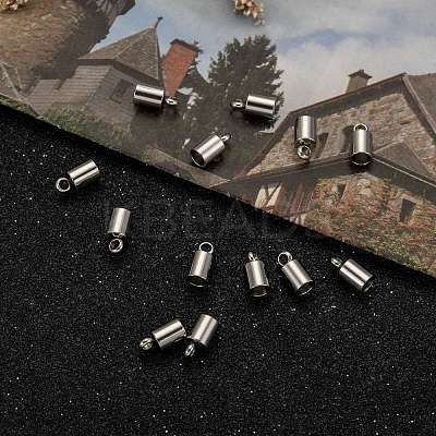 Tarnish Resistant 304 Stainless Steel Cord Ends LS-X-STAS-M242-12-1