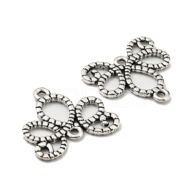 Tibetan Style Alloy Links Connectors TIBEP-EA11609YKG-AS-FF-1