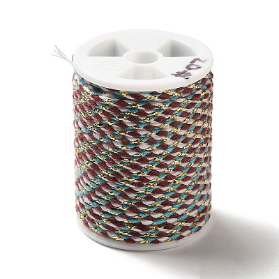 4-Ply Polycotton Cord with Metallic Thread OCOR-Z003-D100-1
