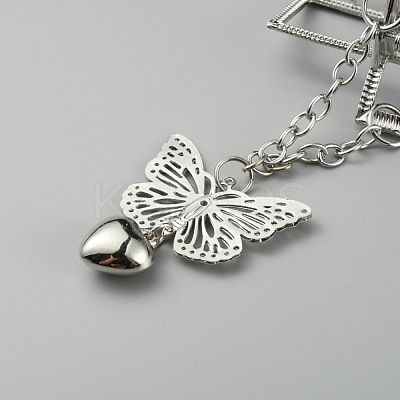Rectangle Alloy Claw Hair Clips PHAR-WH0006-20-1