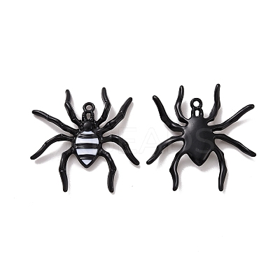 Halloween Rack Plating Alloy Enamel Pandants X-PALLOY-O109-56EB-1