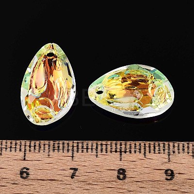 112Pcs Electroplate Glass Charms EGLA-T029-04B-1