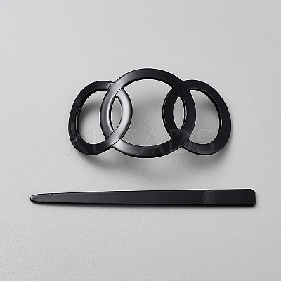 Cellulose Acetate(Resin) Hair Forks OHAR-WH0011-51A-1