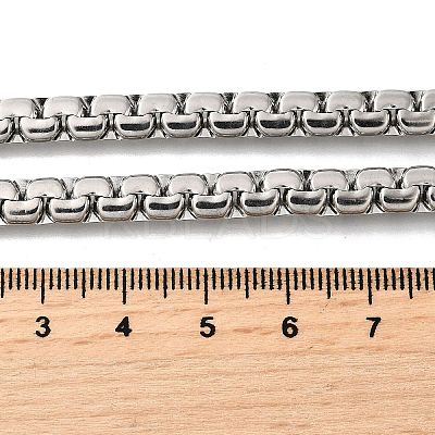 201 Stainless Steel Box Chain Necklaces for Men LS-STAS-V011-01B-P-1-1