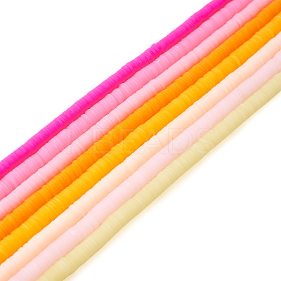 8 Strands Imitation Jelly Handmade Polymer Clay Beads Strands CLAY-TA0001-47A-1