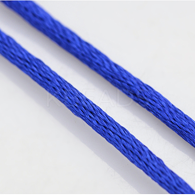Nylon Satin Rattail Cords NWIR-O001-A-08-1