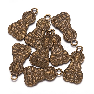 Tibetan Style Alloy Pendants X-PALLOY-K1363-AB-NR-1