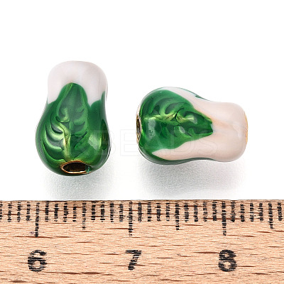Ion Plating(IP) 304 Stainless Steel Enamel Beads STAS-N114-19G-1