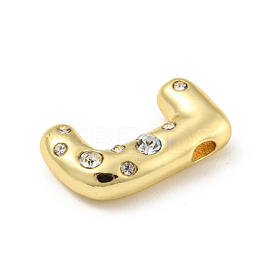 Brass Micro Pave Clear Cubic Zirconia Pendants KK-E093-04G-J-1