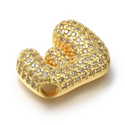 Brass with Cubic Zirconia Pendants KK-Q818-02E-G-1