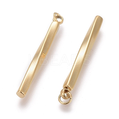 Ion Plating(IP) 304 Stainless Steel Pendants LS-STAS-F256-021G-1