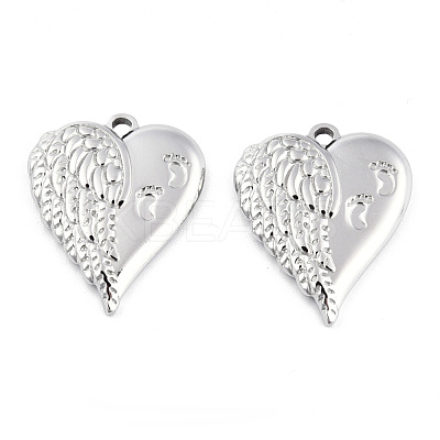 Non-Tarnish 201 Stainless Steel Pendants STAS-N098-144P-1