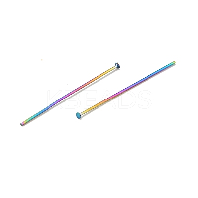Ion Plating(IP) 304 Stainless Steel Flat Head Pins X-STAS-E156-02M-01-1