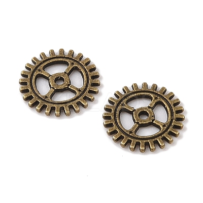 Tibetan Style Alloy Steampunk Pendants TIBEP-5458-AB-LF-1