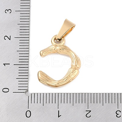 304 Stainless Steel Pendants STAS-F235-01G-C-1