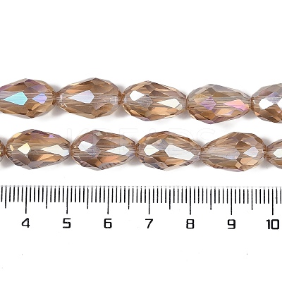 Transparent Electroplate Glass Beads Strands LS-EGLA-N013-T4mm-B23-1