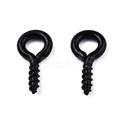 Spray Painted Iron Screw Eye Pin Peg Bails IFIN-N010-002B-01-1