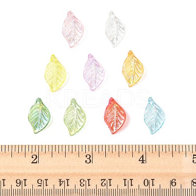400Pcs Transparent Acrylic Pendants MACR-FS0002-31-1